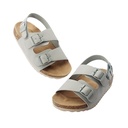 Kids Double Buckle Cork Sandal (EU 25–30) – Light Grey 8
