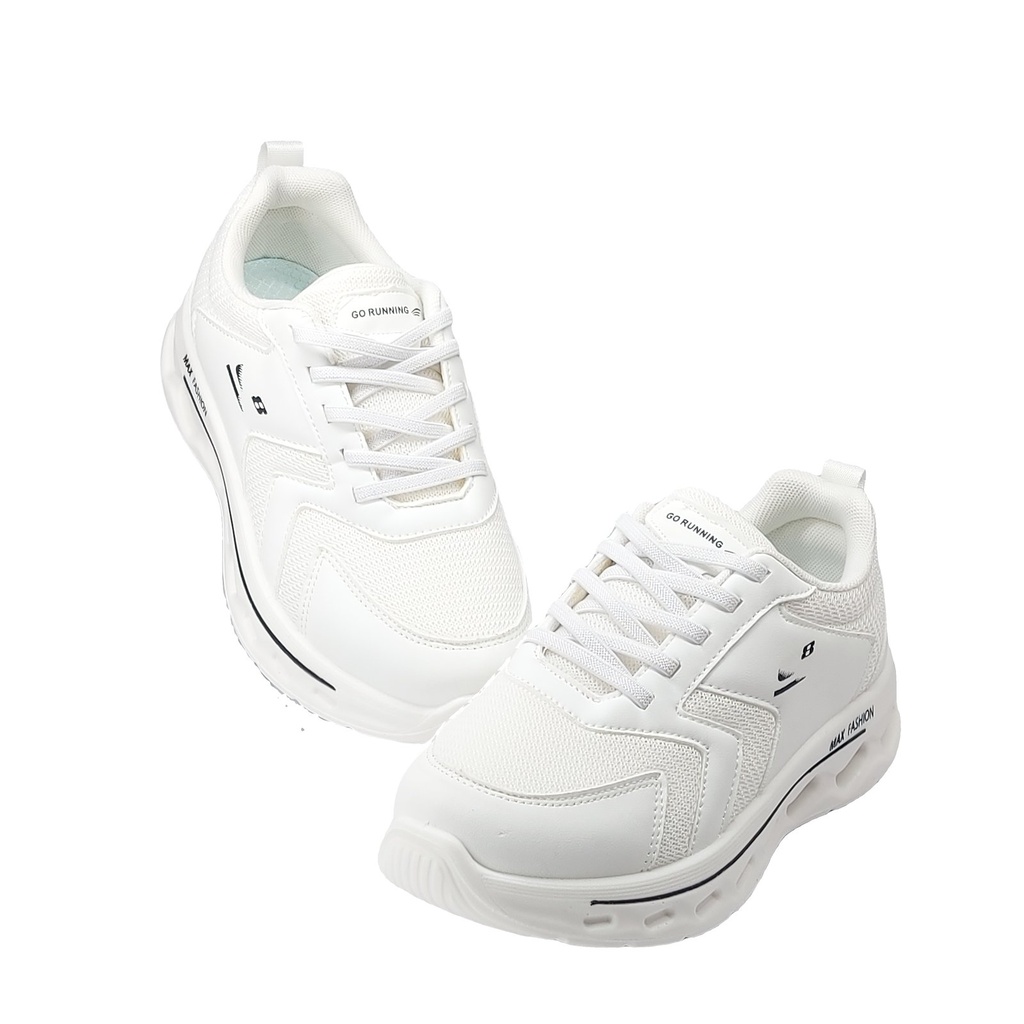 Kids' Air-Cushioned Running Sneakers (EU 31–36) – White 7