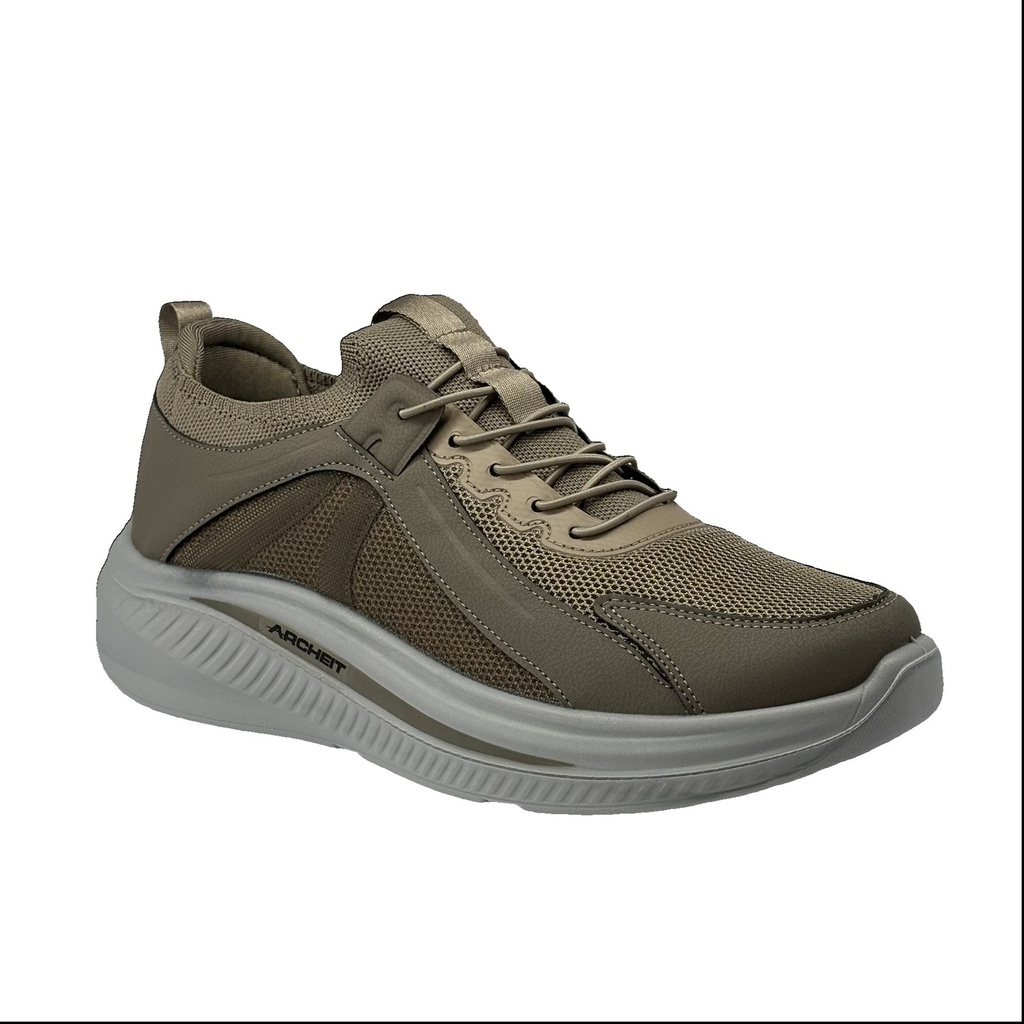 Men Air-cushioned Running Sneakers – Army Green 1