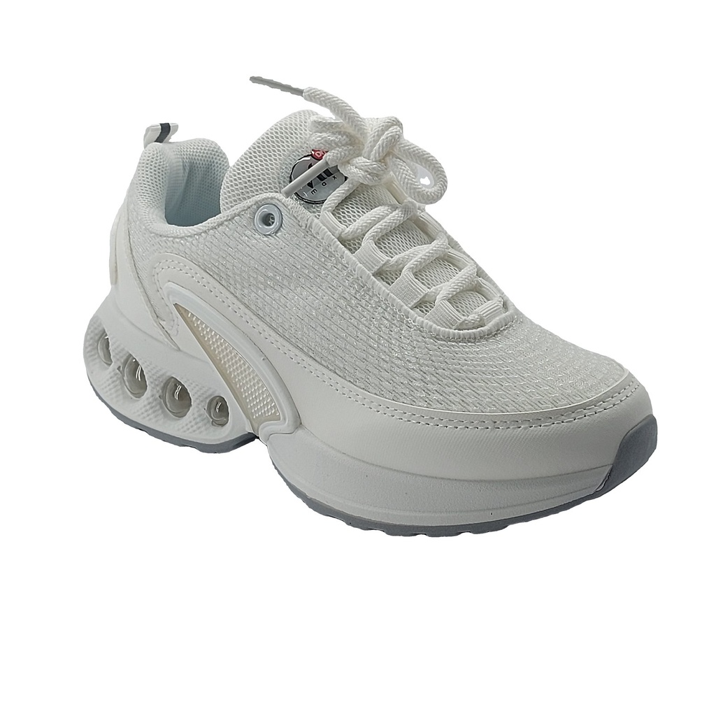 Kids Air-Cushioned Running Sneakers (EU 30–35) – White 2