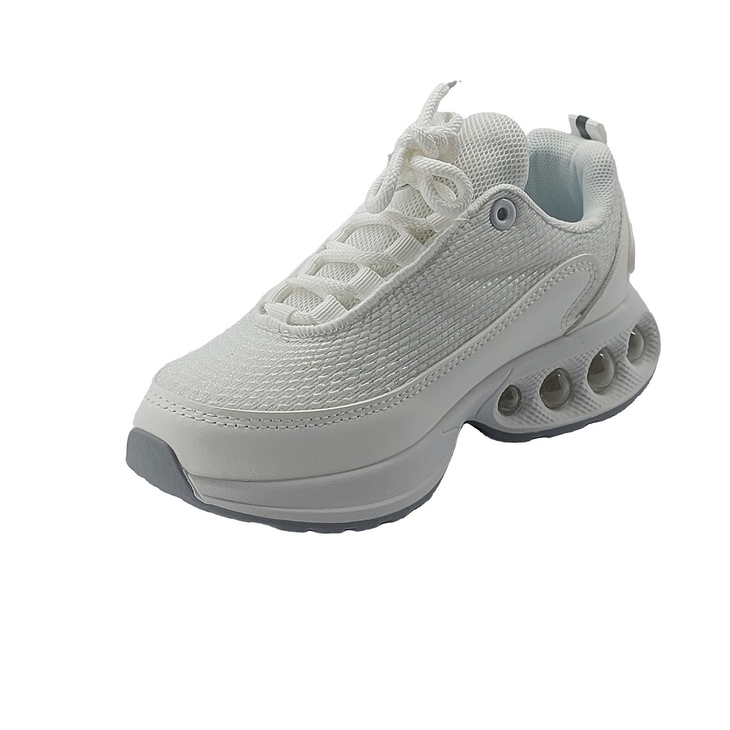 Kids Air-Cushioned Running Sneakers (EU 30–35) – White 3